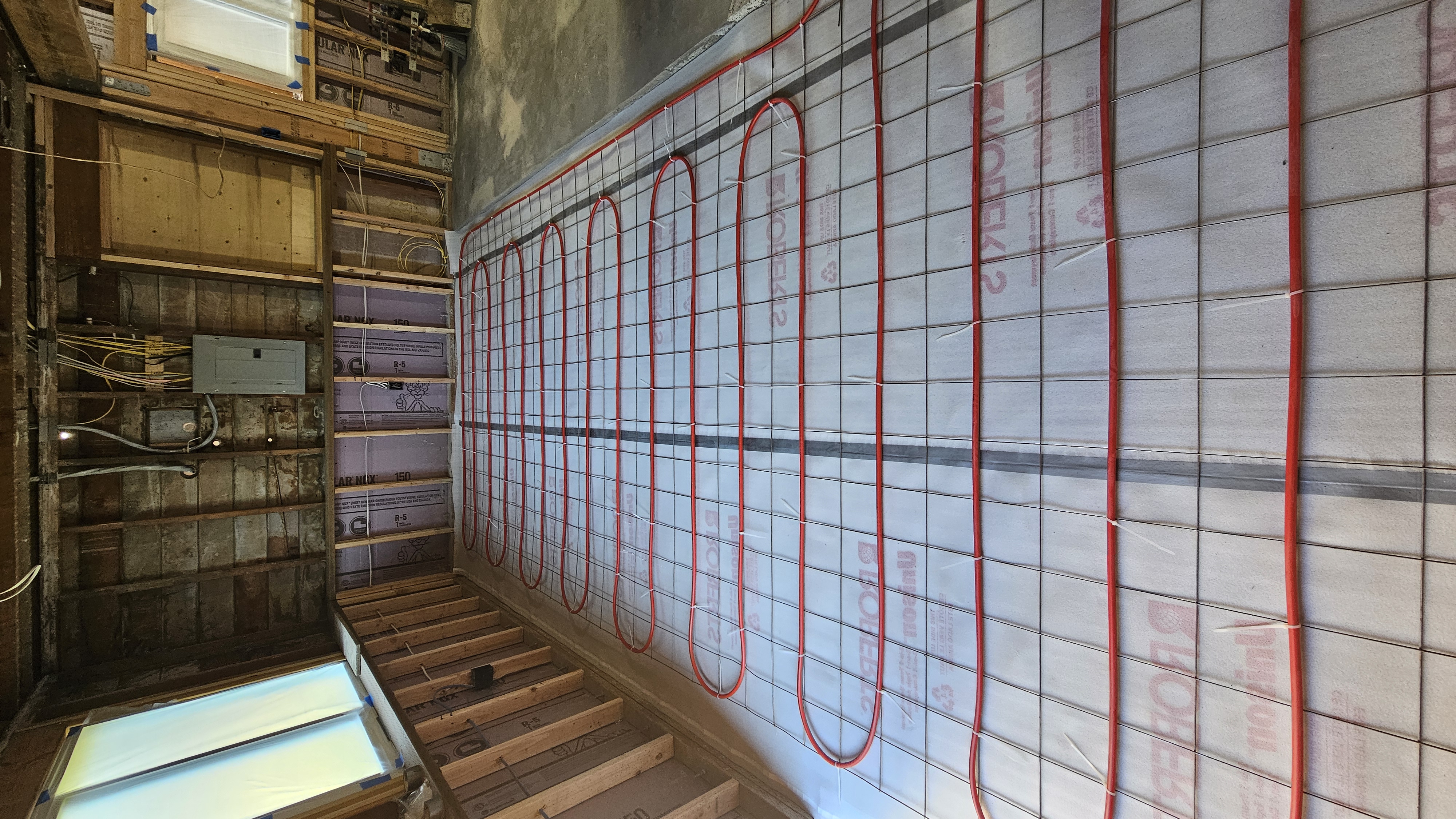 In Progress - Hydronic Heating Pipe
